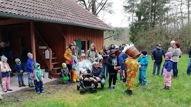 Mitglieder des Rhönklub ZV Unterelsbach.