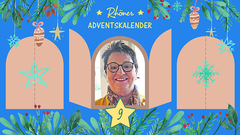 Türchen 9 im Rhöner Adventskalender: Brigitte Proß und die Suche nach goldenen Schuhen für den Weihnachtsengel