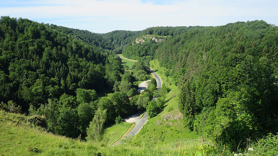 Foto-Location: Natur in Franken       -  Franken hat einiges an Natur zu bieten. Ihren Hochzeitsbildern im Wald steht also nichts im Weg. Im Foto ist das Kleinziegenfelder Tal in Oberfranken zu sehen.