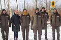 Freuen sich auf Ihren Einsatz im Biosphärenreservat Rhön (von links): André Schnatz, Ulrike Sofsky, Zarah Greiner, Lara-Sophie Saul, Lorenz Wenzel und Florian Essel.