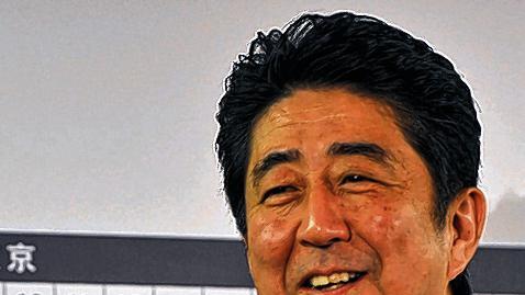 LDP-Chef Shinzo Abe.