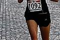 Schnellste Frau: Die Würzburger Triathletin Laura Zimmermann war beim Stadtlauf über die 9440 Meter in der Frauen-Wertung nicht zu schlagen.