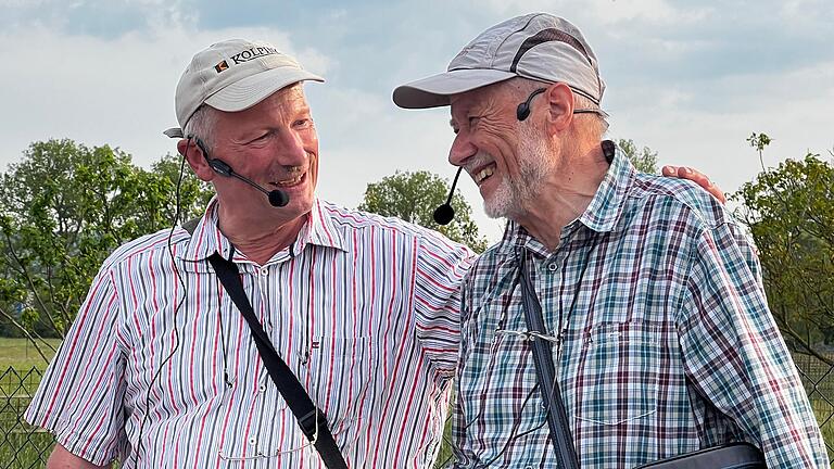 Der alte und der neue Wallfahrtsführer: Engelbert Brüger (rechts) und Kilian Weigand. Der alte und der neue Wallfahrtsführer: Engelbert Brüger (rechts) und Kilian Weigand.
