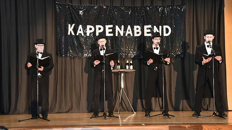 Die Gebrüder Narr gaben ihren Abschied bekannt. Beim letzten Auftritt überzeugten (von links) Volkmar Reiher, Joachim Müller, Bernd Müller und Stefan Halbig. Die Gebrüder Narr gaben ihren Abschied bekannt. Beim letzten Auftritt überzeugten (von links) Volkmar Reiher, Joachim Müller, Bernd Müller und Stefan Halbig.