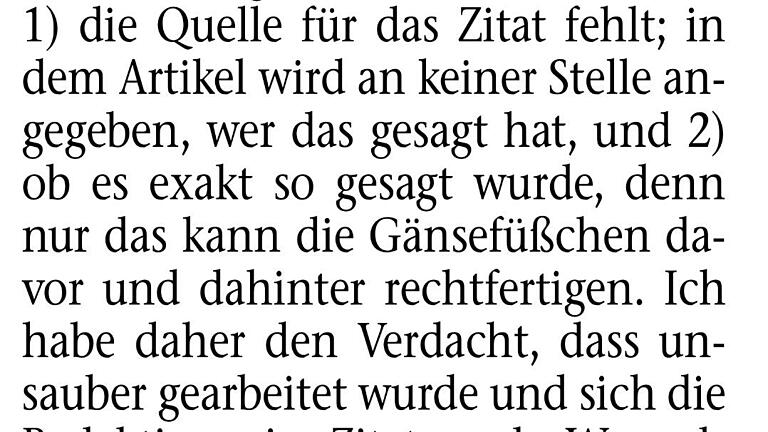 Leserbrief zum AfD-Zitat       -  Dieser Leserbrief erschien Samstag, den 16.09.2017, auf der Leserseite der Zeitung. Er schreit förmlich nach eine Antwort aus der Redaktion .... 
(Ich habe in der Online-Veröffentlichung des Leserbriefes aus der Zeitung den Absender weggelassen).