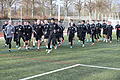 Im letzten Testspiel vor dem Beginn der Restrunde trifft der FC 05 Schweinfurt (hier ein Foto vom Trainingsauftakt nach der Winterpause) auf den VfR Aalen.