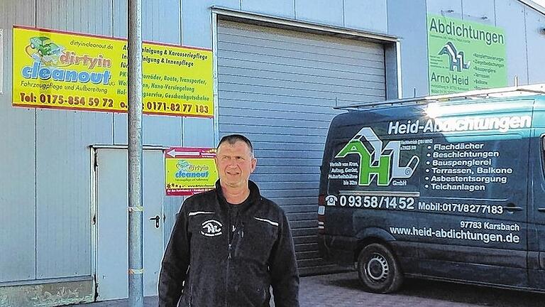 Heid führt Dirtyin-Cleanout - (bjk) Arno Heid, Geschäftsführer von Heid Abdichtungen in Heßdorf, hat nun auch die neben seinem Betrieb gelegene Autoreinigung Dirtyin-Cleanout von Bernd Haddenhorst übernommen. Dirtyin-Cleanout bietet für Fahrzeuge aller Art die Aufbereitung im Innen- und Außenbereich an. Heid führt Dirtyin-Cleanout - (bjk) Arno Heid, Geschäftsführer von Heid Abdichtungen in Heßdorf, hat nun auch die neben seinem Betrieb gelegene Autoreinigung Dirtyin-Cleanout von Bernd Haddenhorst übernommen. Dirtyin-Cleanout bietet für Fahrzeuge aller Art die Aufbereitung im Innen- und Außenbereich an.