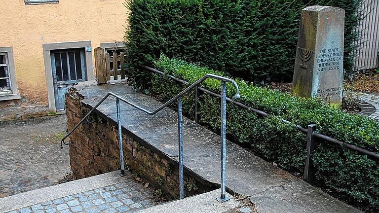 Diese Treppe zwischen Schuhstraße und Bleichstraße nahe dem Gedenkstein für einstige jüdische Mitbürger wird künftig den Namen Benzion-Kellermann-Stiege tragen.