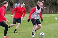 Zwei neue Gesichter auf dem Trainingsgelände in Randersacker: Marvin Stefaniak (rechts) und Peter Kurzweg (Mitte) sollen es für die Würzburger Kickers richten.