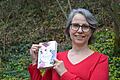 Ulrike Sosnitza mit ihrem Roman &bdquo;Hortensiensommer&rdquo;-
