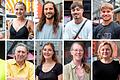 Oben von links: Werner Höhn, Clarissa Ullrich, Fabian Martin, Onur Ak, Fabrice Kempf. Unten von links: Alex Schwarzmann, Norbert Schmelz, Sophie Grabs, Brunhilde Retner, Marina Kliuchnikova.