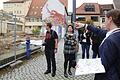 Beim unterfränkischer Museumstags in Schweinfurt zeigte die Leiterin des Kulturforums, Katharina Christ (rechts), Kollegen die Baustelle und erläuterte die Pläne für das Projekt, das 2023 im Frühjahr eröffnet werden soll.