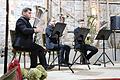 Drei an der Tuba: von links Fabian Neckermann, Steffen Schmid und Constantin Hartwig