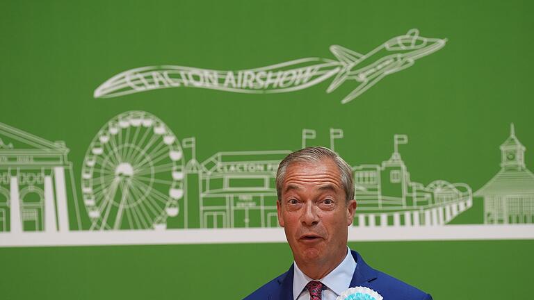 Parlamentswahlen in Großbritannien - Rechtspopulist Nigel Farage zieht erstmals ins Parlament ein. Parlamentswahlen in Großbritannien - Rechtspopulist Nigel Farage zieht erstmals ins Parlament ein.