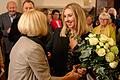 Die neue bayerische Kultusministerin Anna Stolz wurde am Freitag in Arnstein von politischen Weggefährten und Freunden empfangen.