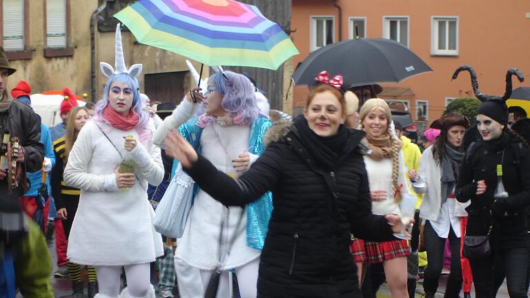Urspringer Gaudiwurm 2016 unter dem Motto 'Stars aus Film und Fernsehen'.