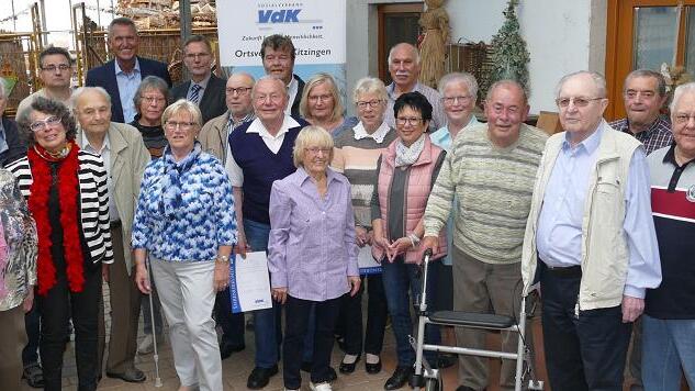 Der VdK-Ortsverein Kitzingen ehrte zahlreiche Mitglieder für ihre langjährige Treue zum Sozialverband.