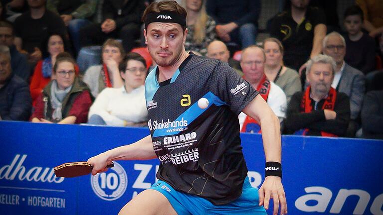 Filip Zeljko (im Bild) gelang bei der 1:3-Niederlage in Bergneustadt der einzige Punktgewinn für den TSV Bad Königshofen.