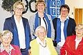 Seit Jahrzehnten dabei: Das Vorstandsteam des Frauenbundes Haßfurt mit (hinten von links) Rosi Eck, Monika Oeynhausen und Christa Schrenk ehrten (vorne von links) Therese Jüngling für 60 Jahre sowie Otti Klocksiem und Rosa Fuchs für 50 Jahre Mitgliedschaft.