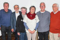 Peter Hina, Leo Pfennig, Marlies Albert, Anna Spor, Hartmut Hessel und Horst Kreutz wurden in ihren Vorstandsämtern bestätigt. Foto: Dieter Britz       -  Peter Hina, Leo Pfennig, Marlies Albert, Anna Spor, Hartmut Hessel und Horst Kreutz wurden in ihren Vorstandsämtern bestätigt. Foto: Dieter Britz