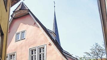 Handwerkerhaus: Das älteste erhaltene Bürgerhaus der Stadt von 1521 hat der Verein vor 20 Jahren erworben. Seit 1998 ist hier auch die Geschäftsstelle untergebracht.