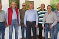 Mit diesem Vorstand geht der Männergesangverein Castell in die Zukunft: (von links) Ehrenvorsitzender Erhard Renz, Franz Schuster, Kurt Goldfuß, Christian Hähnlein, Hans Schwab, Helmut Kaul und Georg Schwarz.