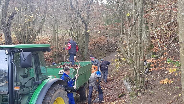 Lourdes-Grotte und Kreuzweg im Haagwald wurden in den Winterschlaf versetzt.