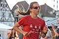 Maja Betz (im Bild) hat beim Sparkassen-Stadtlauf in Bad Neustadt den Hauptlauf der Frauen gewonnen.