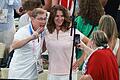 Katarina Witt       -  Katarina Witt und der frühere Turner Bart Conner bei Olympia 2024 in Paris.