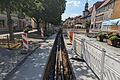 Der Bau einer neuen Wärmeleitung läuft gerade in der Marktstraße in Ostheim. Auch dort ist die Nachfrage nach einem Anschluss an das Wärmenetz groß.