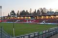 Umbau statt Neubau: Das Stadion am Dallenberg wollen die Kickers Schritt für Schritt in eine moderne Arena verwandeln.