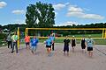 Volle Action ist ab sofort am Waldbüttelbrunner Beachvolleyballplatz geboten. Offizielle eingeweiht wurde der Platz mit einem Spaßturnier.