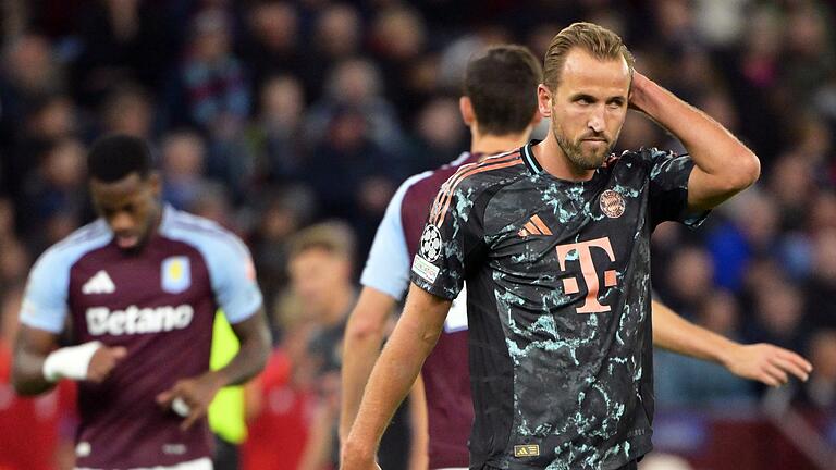 Aston Villa - Bayern München       -  Zweimal nacheinander torlos: Bayern-Torjäger Harry Kane.