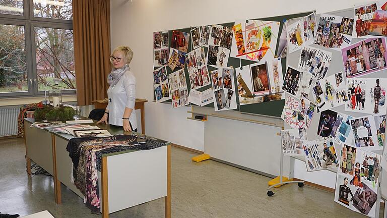 Die Modedesignerin Elisabeth Knacker sprach beim Frauenfrühstück in der Bischofsheimer Hauswirtschaftschule über ihre Arbeit in der Modebranche.