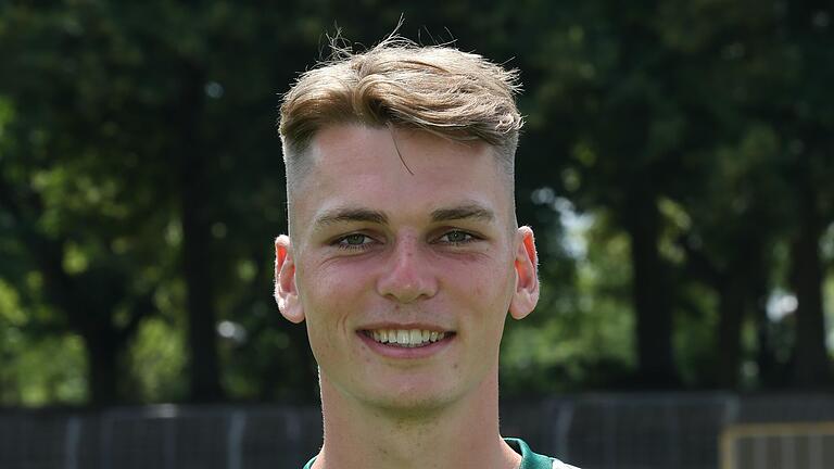 Julius Landeck vom FC 05 Schweinfurt. Julius Landeck vom FC 05 Schweinfurt.