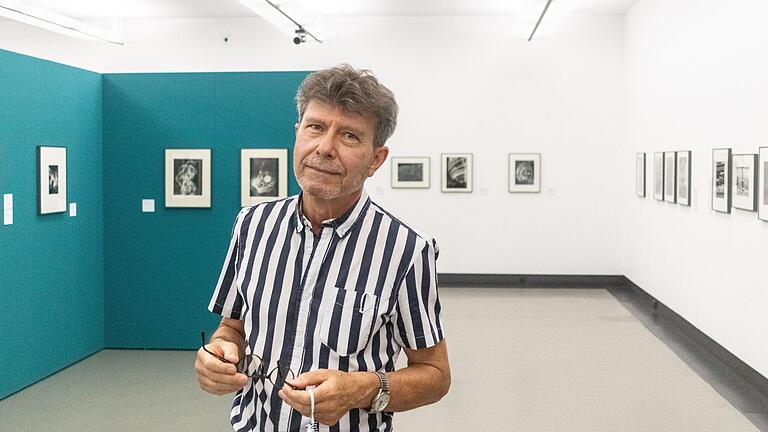 Michael Schupmann im Museum im Kulturspeicher Würzburg. Eine Auswahl seiner Sammlung wird hier in der Ausstellung 'Schupmann Collection - Fotografie in Westdeutschland' bis 25. Oktober präsentiert. Michael Schupmann im Museum im Kulturspeicher Würzburg. Eine Auswahl seiner Sammlung wird hier in der Ausstellung 'Schupmann Collection - Fotografie in Westdeutschland' bis 25. Oktober präsentiert.