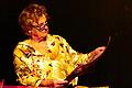 70 Minuten schauspielern, ohne einen Laut von sich zu geben: Das Theater Ensemble Würzburg zeigt 'Wunschkonzert' von Franz Xaver Kroetz. Darstellerin ist Christa Fischer (Foto).