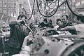Das Szenenfoto aus dem 1971 gedrehten Film '...sonst steht ja der Betrieb hier still' zeigt die Arbeit in der Fabrik 'Beko' in Erlabrunn.&nbsp;