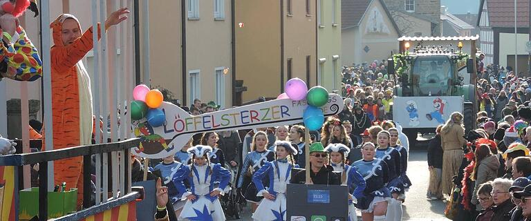 In diesem Jahr richtet die Forster Karnevalsgesellschaft (FKG) den Faschingsumzug in Schonungen (Lkr. Schweinfurt) aus.