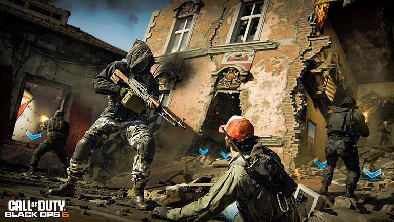 Screenshot aus „Call of Duty: Black Ops 6” - Agent in Gefahr: Szene aus „Call of Duty: Black Ops 6”. Screenshot aus „Call of Duty: Black Ops 6” - Agent in Gefahr: Szene aus „Call of Duty: Black Ops 6”.