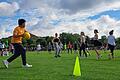 Spiel, Spaß und Spannung bot das SMV-Völkerballturnier rund 600 Marktheidenfelder Schülern im Main-Spessart-Stadion.