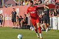 Loris Maier (Bild vom Spiel gegen Burghausen) kam von den Stuttgarter Kickers zum TSV Aubstadt und brachte zuletzt viel Schwung in die TSV-Offensive.