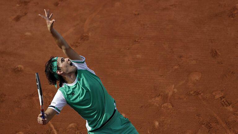 Dominic Thiem       -  Dominic Thiem trifft im Viertelfinale auf Novak Djokovic. Foto: Petr David Josek