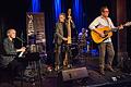 Der britische Pianist, Sänger und Songwriter Paul Millns gab mit seinen Kollegen Ingo Rau, Vladi Kempf und Butch Coulter (von links) in der Rathaushalle in Haßfurt ein berührendes wie mitreißendes Konzert.