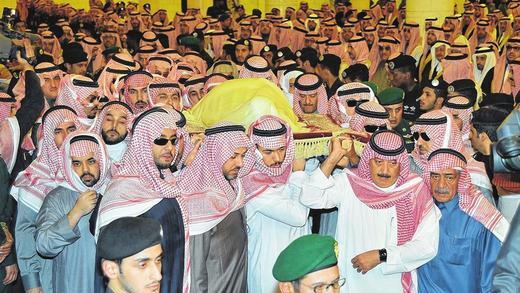 Abschied von König Abdullah: Trauerfeier in der Imam Turki bin Abdullah Moschee in Riad.