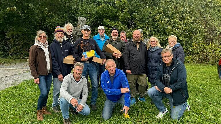 Die Teilnehmer des 6. Super-Mêlée-Boule-Turniers in Dettelbach.