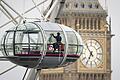 Riesenrad London Eye       -  Das Riesenrad London Eye wurde vor 25 Jahren eröffnet.