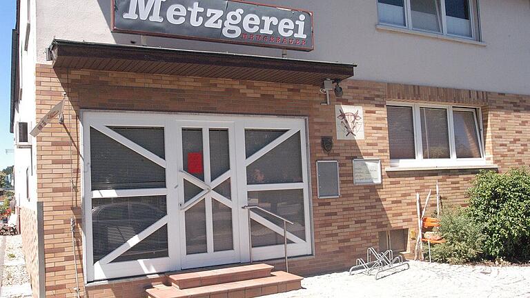 Das wars: Seit Montag ist die Filiale der Metzgerei Neugebauer in Wülfershausen geschlossen.