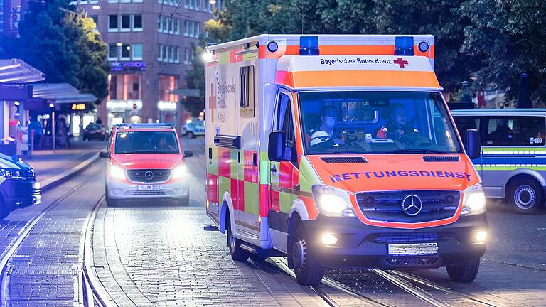 Nur kurz nach der Alarmierung traf der Rettungsdienst am Tatort ein.&nbsp;&nbsp;