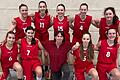 Unterfränkischer Vizemeister: Unser Bild zeigt das erfolgreiche Team des EGM (hinten von links): Isabell Traub, Emma Schmitt, Nele Zang, Jule Hofmann, Anne Braun; (vorne von links) Hannah Pohl, Emilia Weidt, Trainerin Gitti Feldlin-Hansel, Marilina Walter und Lisa Selzam.&nbsp;